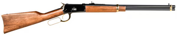 ROSSI R92 357 Mag 20" 10rd Lever Action Rifle - Blued / Wood / Gold Accents