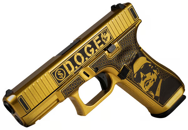 GLOCK G45 9mm D.O.G.E. 4.02" 17rd - Gold Trump & Elon