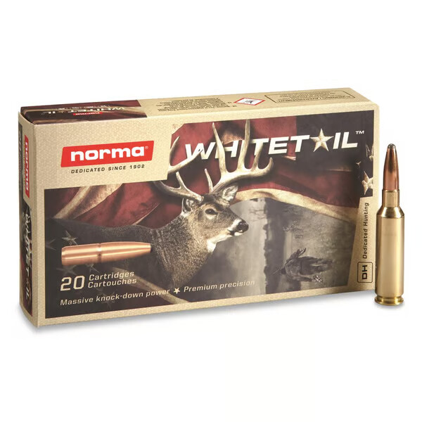 NORMA AMMO Whitetail 6.5 Creedmoor 140Gr JHP Brass Ammunition | 20 Round