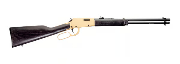 ROSSI Rio Bravo Lever Action 22LR 18" 15rd Lever Action Rifle - Blued | Gold