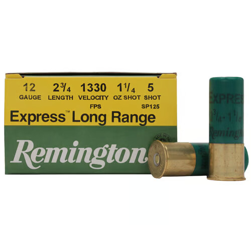 Remington Express Long Range 12 Gauge 2-3/4" 1-1/4oz #5 Shotgun Ammunition | 25 Rounds
