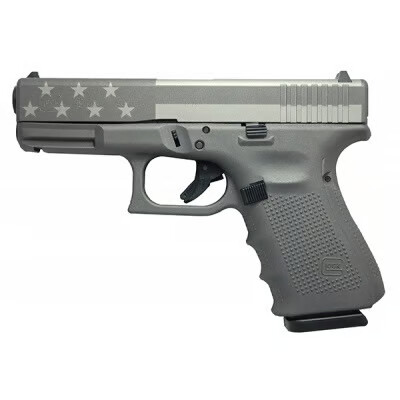 GLOCK G19 G4 Gray Flag 9mm 4.0.1" 15rd