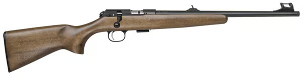 CZ-USA 457 Scout 22LR 16.5" Single Shot Bolt Rifle - Wood / Black