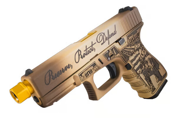 GLOCK G19 G3 Constitution Editon 9mm 4.6" 15rd Pistol w/ Threaded Zaffari Barrel | Custom Cerakote