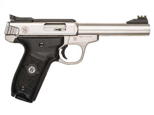 SMITH & WESSON SW22 Victory 22LR 5.5" 10rd Stainless / Black