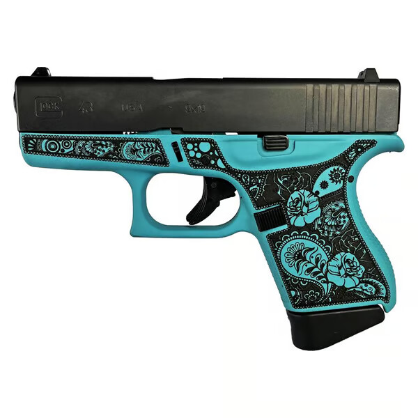 GLOCK G43 9mm 3.4" 6rd - Tiffany Blue