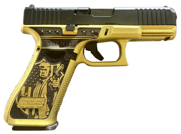GLOCK G45 9mm 4.02" 17rd - Gold w/ Trump